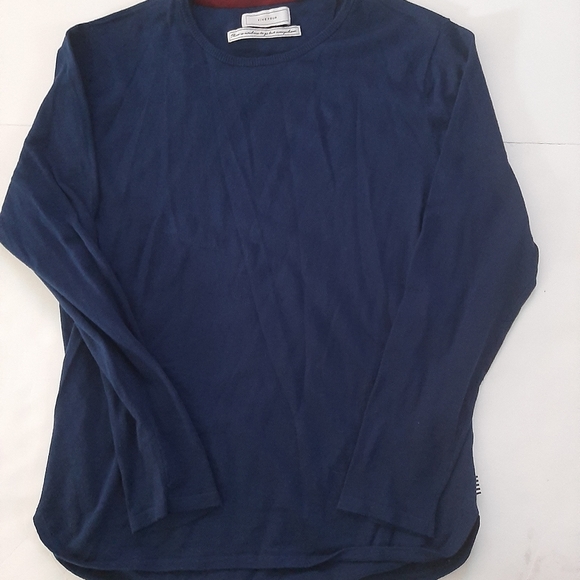Five Four blue Pullover Sweater Size L Timeless Wardrobe   Soft and Comfortable - Picture 1 of 7